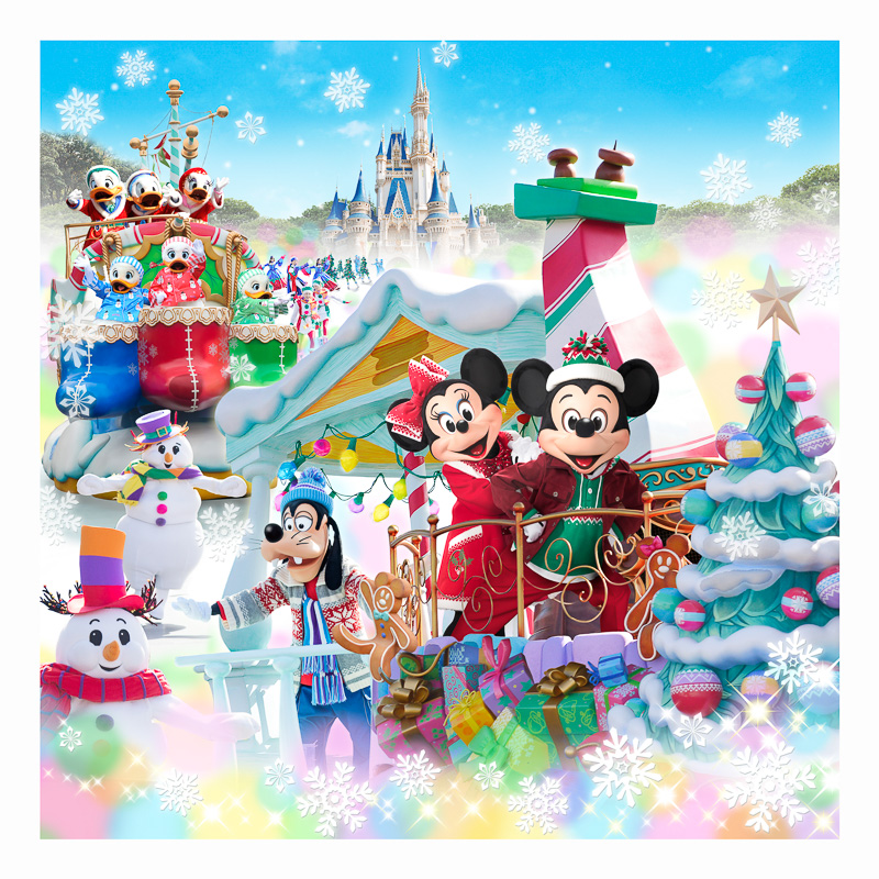 東京ディズニーランドのクリスマスパレード「クリスマス・ファンタジー