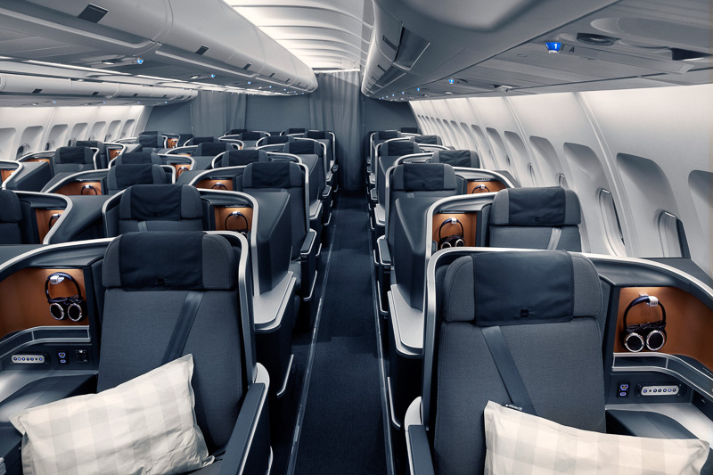 スカンジナビア航空、2015年に導入を開始した新キャビン採用機を日本