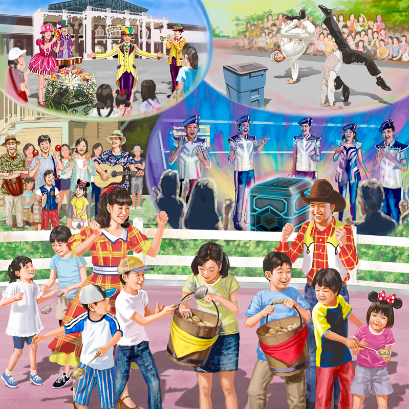 東京ディズニーランド、ゲスト参加型の「アトモスフィア