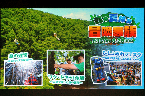 ツインリンクもてぎ 夏休みイベント 森の夏休み冒険家族 を8月28日まで開催 自然体験ができる ハローウッズ も夏用アトラクションに トラベル Watch