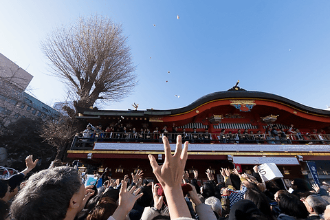 Jal 東京 神田明神の節分祭豆まき式に3年連続で参加 客室乗務員ら名が 福は内 トラベル Watch