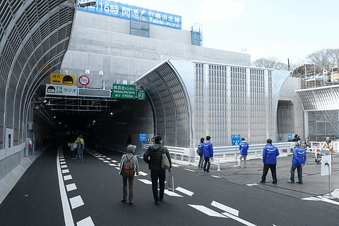 開通まで1週間 3月18日開通の首都高 横浜北線 K7 でトンネルウォークイベント 第三京浜 大黒pa間を10分短縮 岸谷生麦会場では薩摩オシ トラベル Watch