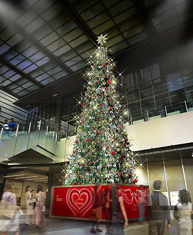 Jr名古屋駅で今夜クリスマスイルミネーション点灯式 約12mのクリスマスツリーは名古屋地区最大 11月8日18時分から Jrセントラルタワーズ Jrゲートタワーのイルミネーションは12月25日まで トラベル Watch