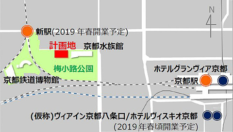 Jr西日本 京都梅小路社宅跡地に新ブランド Umekoji Potel Kyoto 梅小路ポテル京都 を年春開業 梅小路公園の新駅 京都鉄道博物館 京都水族館も至近 トラベル Watch