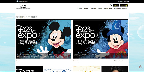 D23 ディズニー最大のファンイベント D23 Expo 19 のチケットを8月23日発売 米国カリフォルニア州アナハイムで19年8月23日 25日開催 トラベル Watch