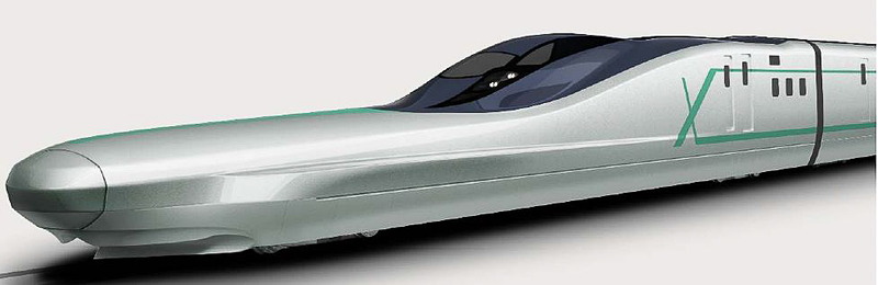 画像 JR東日本、新幹線試験車両「E956（ALFA-X）」のデザイン ...