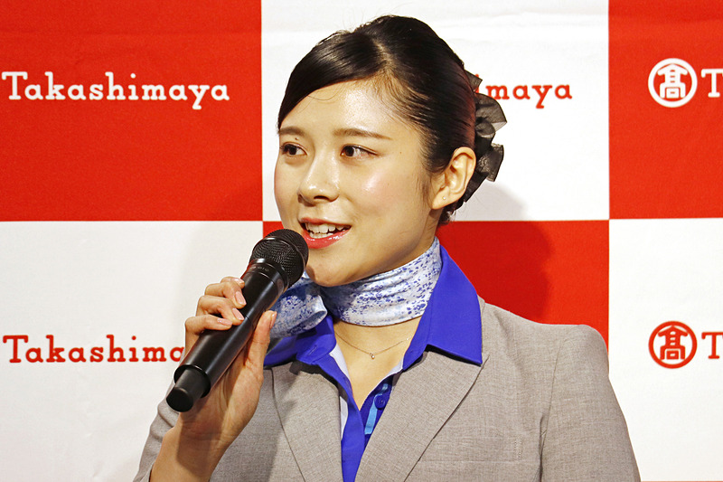 画像 Ana Caと一ノ蔵 社長がトークショー Anaも採用する一ノ蔵の味と酒造りへの情熱 日本橋高島屋s C 新館のオープン記念イベント 日本酒まつり 会場にて 11 24 トラベル Watch
