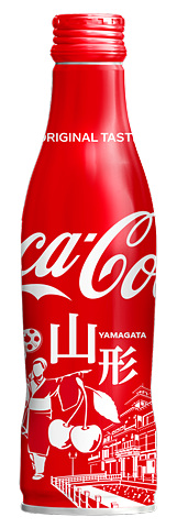 コカ コーラ 地域限定ボトルから山形デザイン発売 トラベル Watch