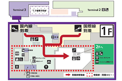 成田空港 第3ターミナルの新たな到着ロビー公開 待合所や手荷物宅配カウンターなど新設 9月5日供用開始 出発 到着を分離して混雑緩和図る トラベル Watch