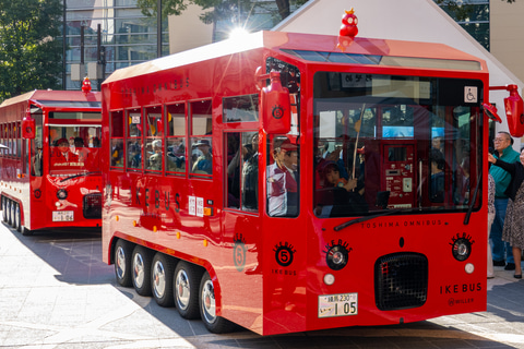 Willer 池袋の街を周遊する真っ赤な イケバス 出発式 村瀨社長 街のシンボルに トラベル Watch