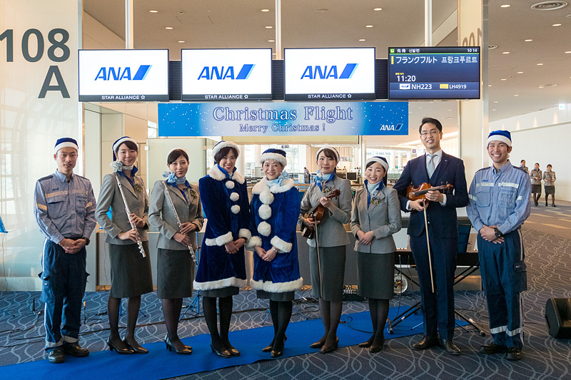 Ana 国内各地の空港でクリスマスイベント 主要空港の予定公開 トラベル Watch