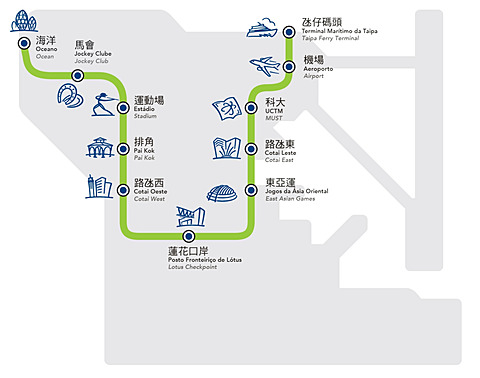 マカオlrt タイパ線が12月10日開業 年内無料 空港やフェリーターミナル コタイ地区に停車 トラベル Watch