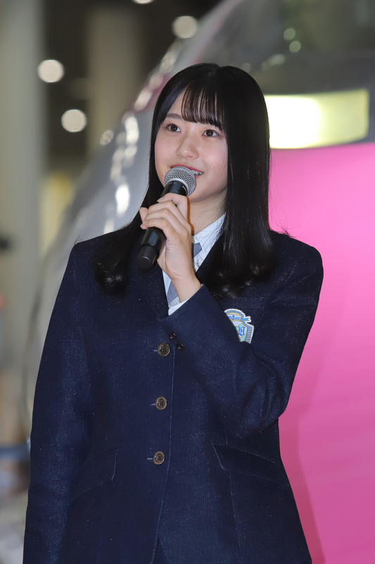 画像 京都鉄道博物館 ハローキティ新幹線 展 スタート Stu48瀧野由美子さんとハローキティが初日の式典に登場 68 96 トラベル Watch