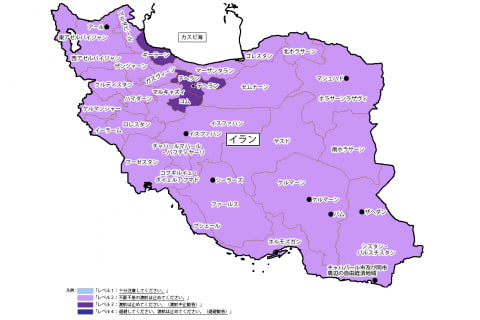 外務省 韓国とイランの一部地域の危険レベルを レベル3 に引き上げ トラベル Watch