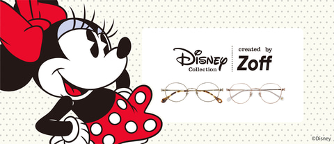 Zoff ミニーマウスをモチーフにしたメガネ Disney Collection Created By Zoff Minnie S Ribbon Series 全12種 トラベル Watch