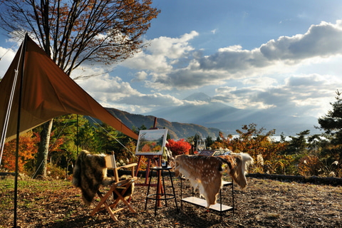星野リゾート 富士北麓 河口湖でアート体験できるグランピングプラン 1日1組限定 トラベル Watch