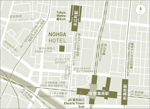 Nohga Hotel Akihabara Tokyo 開業 秋葉原ジャンク通り沿いに1室 トラベル Watch