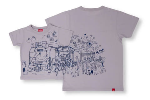 Jr東日本 Slぐんま Ojicoコラボレーションtシャツ 発売 家族で着られる10サイズ展開 トラベル Watch