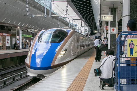 Jr東日本 新幹線e7系を使い自動運転の走行試験 ローカル5gの検証も 上越新幹線 新潟駅 新潟新幹線車両センター間で実施 トラベル Watch