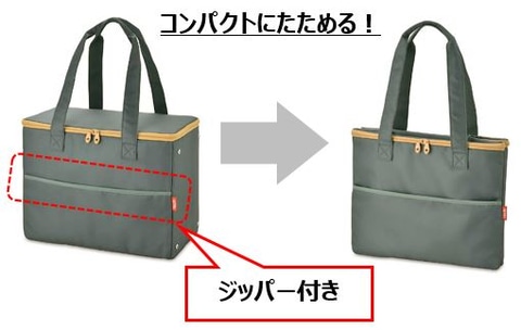 サーモス 容量25lの 保冷ショッピングバッグ 3月1日発売 フロントポケットをジッパー付きにリニューアル トラベル Watch