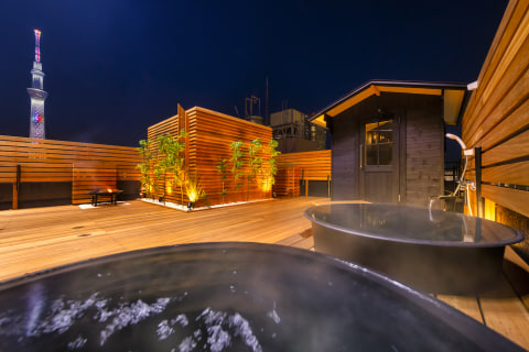 1日1組限定のルーフトップvipサウナスペース The錦糸町 3月6日オープン トラベル Watch