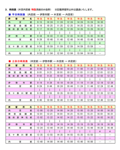 三重交通 連節バス 神都ライナー 本格運行を4月1日開始 伊勢神宮 内宮 外宮に 特急 を設定 トラベル Watch