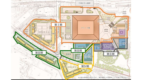 大阪 万博記念公園駅前に西日本最大級のアリーナやホテルなど開発 27年以降順次開業 事業予定者決定 トラベル Watch