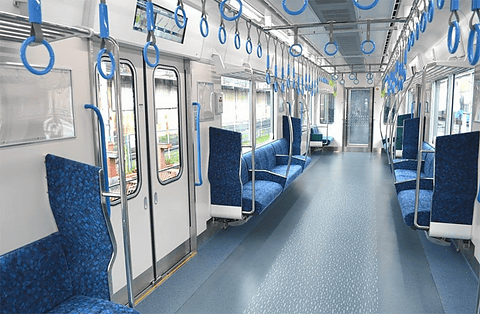 阪神電鉄 年ぶりの普通用新型車両 5700系 を15年夏から導入 体感温度を考慮するエアコンや荷物棚を低くするなど車内空間の快適性を追求 トラベル Watch Watch