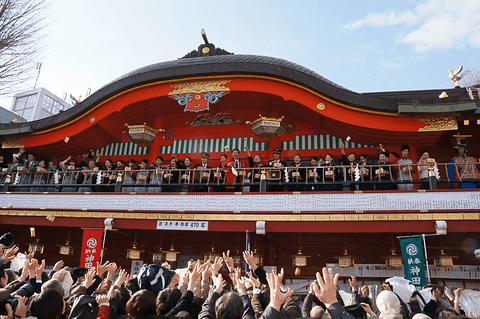 Jal 神田明神 節分祭豆まき式 で客室乗務員ら29名で豆まき実施 15年の復活に続いて 16年も参加 トラベル Watch Watch