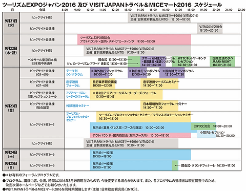 ツーリズムexpoジャパン16 は9月22日 25日開催 会場はビッグサイトと日本橋エリア トラベル Watch Watch