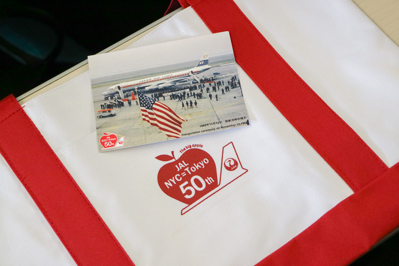 JAL、東京～ニューヨーク線の就航50周年記念セレモニーをジョン・F