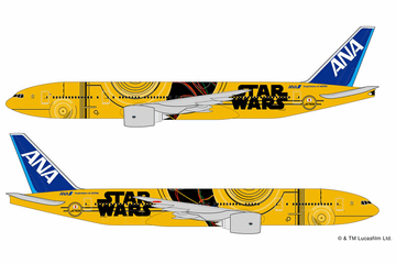 ANA、スター・ウォーズ特別塗装機第4弾「C-3PO ANA JET」を公開 3月21