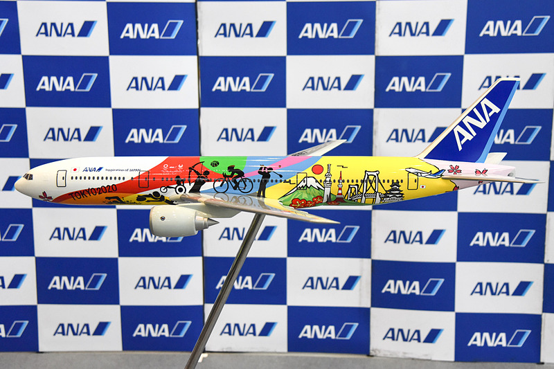 ANA、特別塗装機「HELLO 2020 JET」を羽田～福岡線から就航 1月29日8時