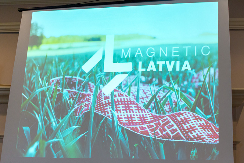 ラトビア、建国100周年記念セミナー。「MAGNETIC LATVIA」のキャッチ
