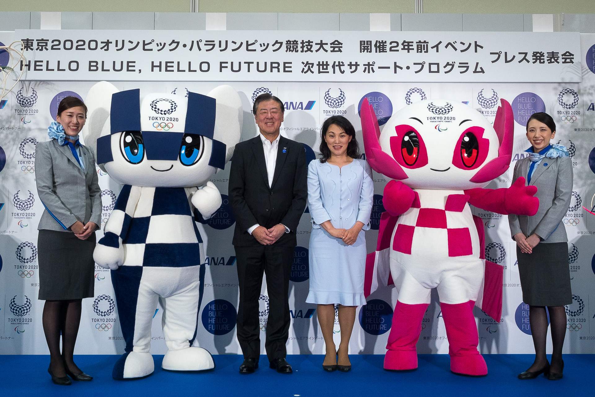 ANA、卓球＆いけばな体験など羽田空港で東京オリンピック2年前イベント
