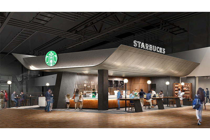 スターバックス、ボーイング 787初号機を至近距離で楽しめる、「中部