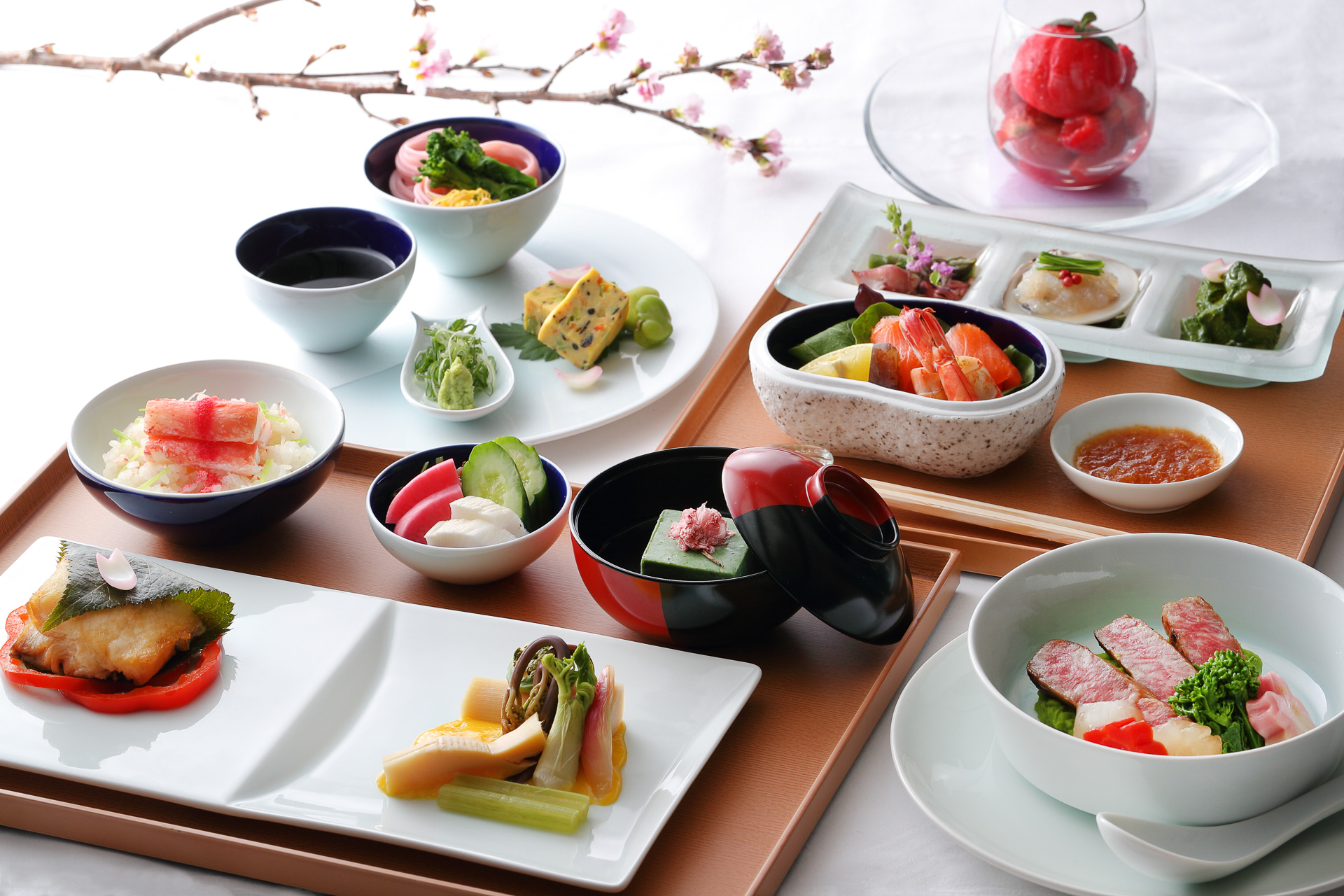 シンガポール航空、日本発の全路線で「桜」をテーマにした機内食を提供 シンガポール航空、日本発の全路線で「桜」をテーマにした機内食を提供