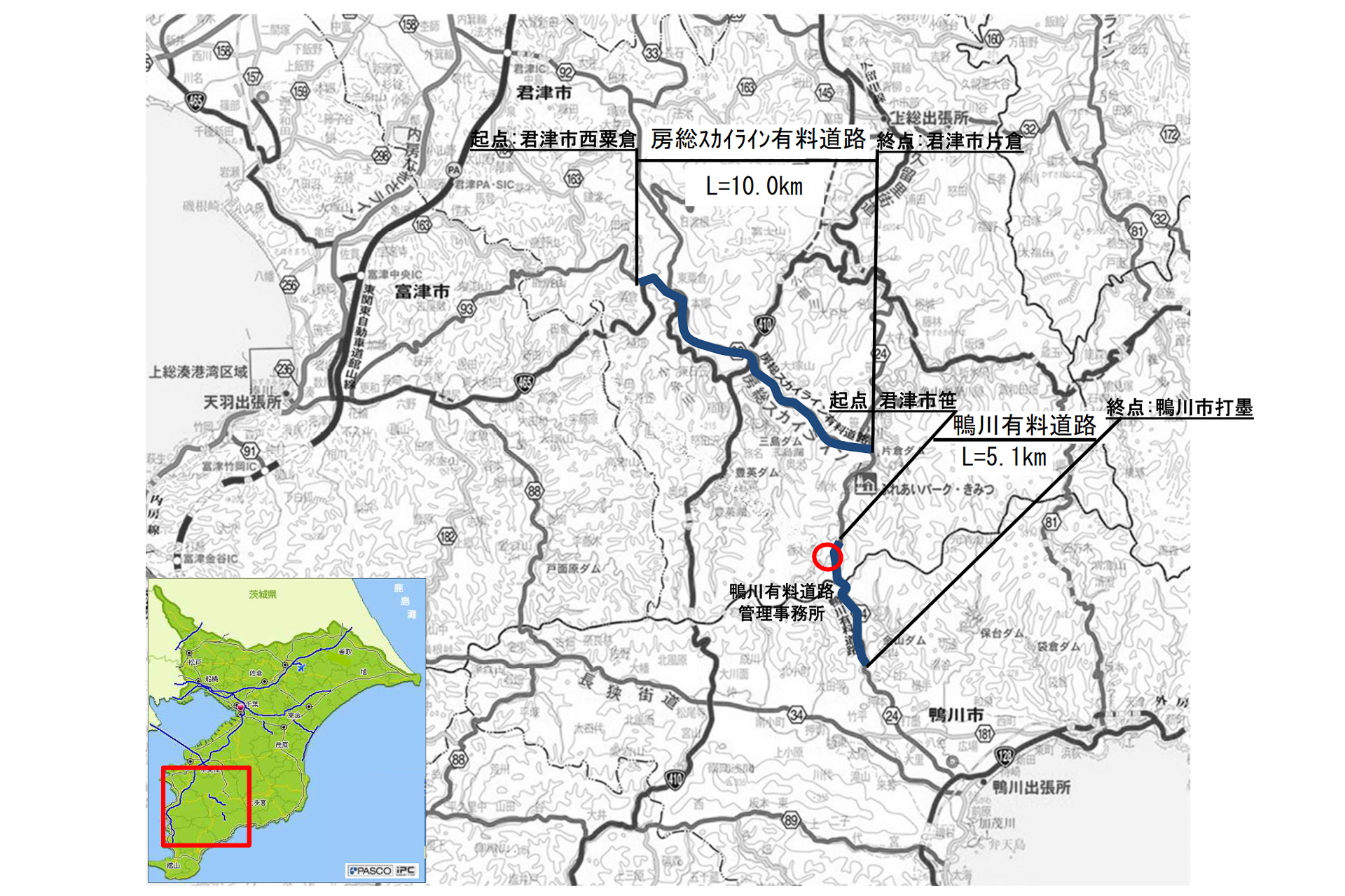 千葉県道路公社 房総スカイラインと鴨川有料道路を4月21日0時に無料開放 トラベル Watch