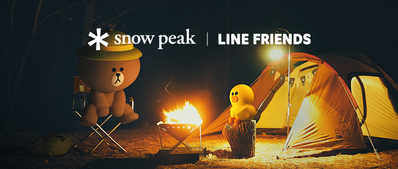 snow peak ノクターンとたねほおずき LINE コラボ ライン-