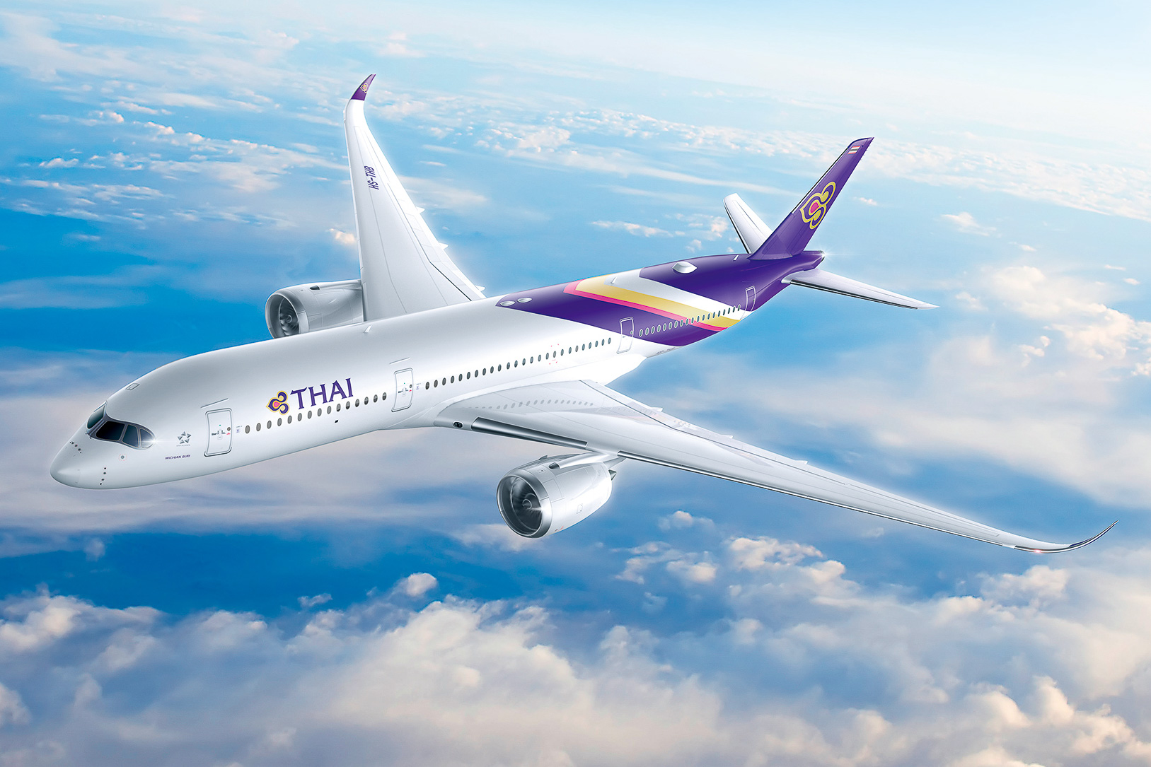 タイ国際航空、セントレアのダブルデイリー化1周年記念、バンコク往復