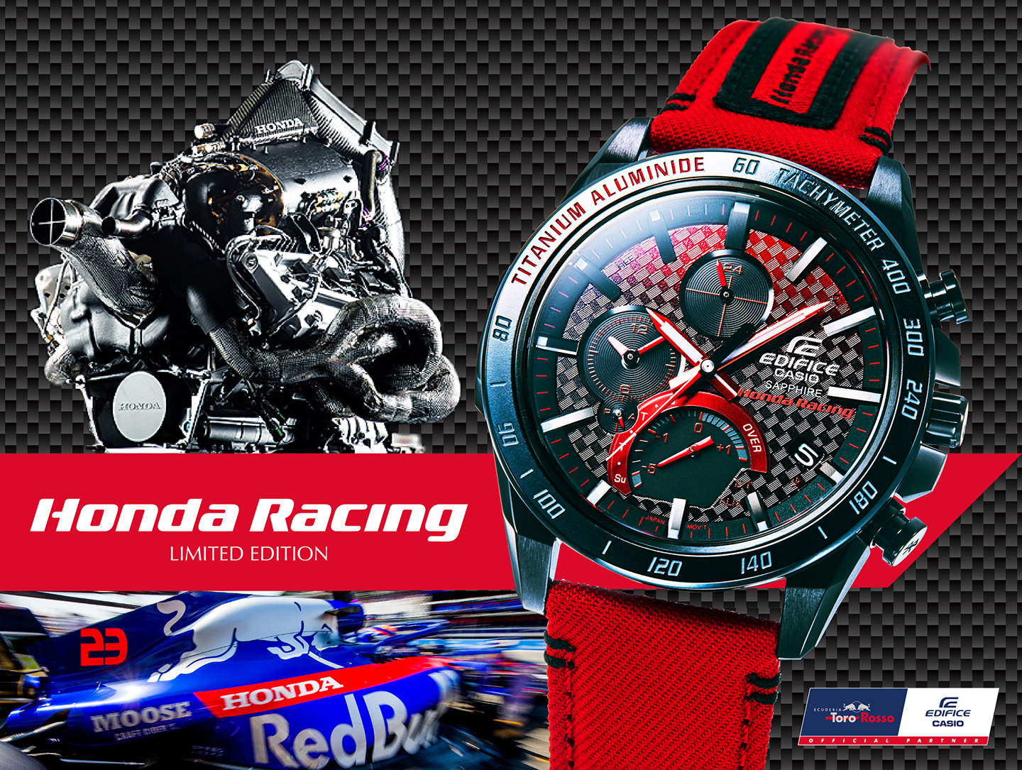 カシオ Honda Racingとコラボした Edifice Eqb 1000hrs 1000hr 10月18日発売 トラベル Watch