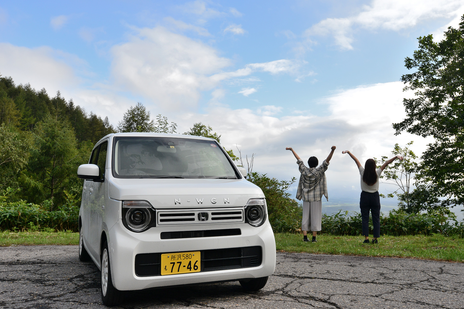 Pr 運転って楽しいよ 運転が苦手だったmoduloプリティ 山口ミカさんが N Wgnで万座温泉ドライブを満喫 トラベル Watch