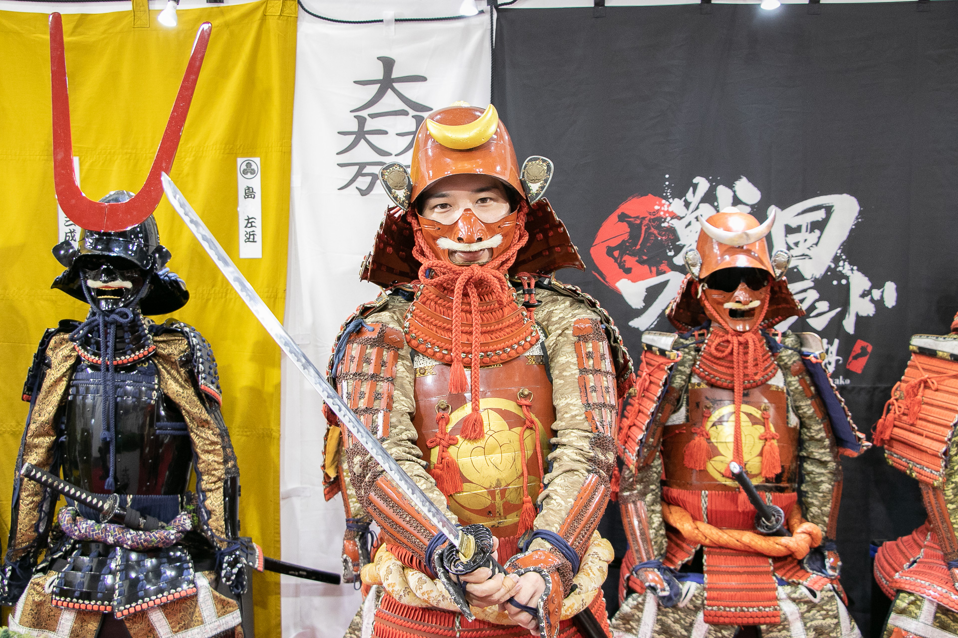 ツーリズムexpo 19 石田三成 島左近の甲冑レプリカを展示 戦国時代要素満載の 戦国ワンダーランド滋賀 びわ湖 トラベル Watch