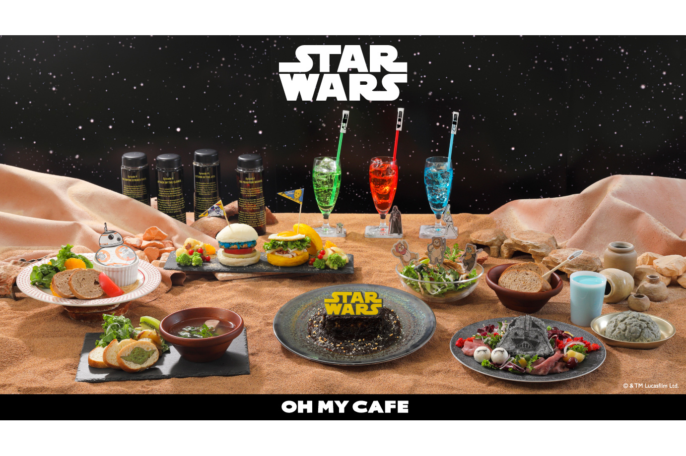 スター ウォーズ Oh My Cafeが期間限定オープン 最新作公開を記念して全国5都市で トラベル Watch