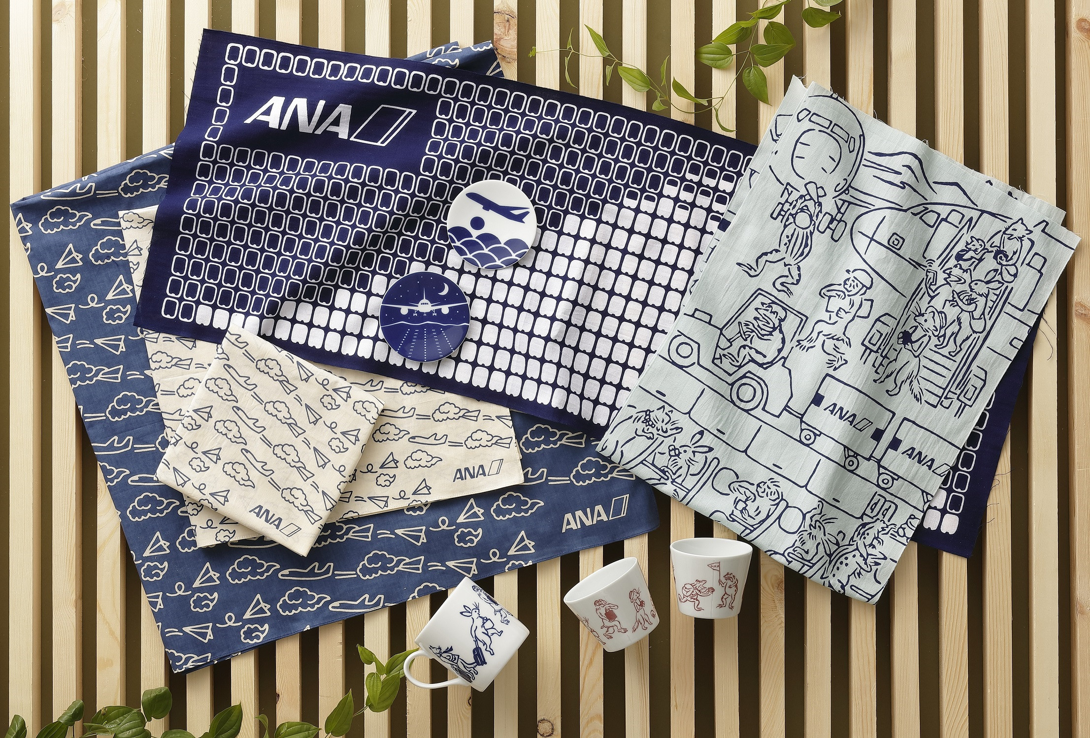 ANA、てぬぐい専門店「かまわぬ」とコラボ、「かまわぬ for ANA