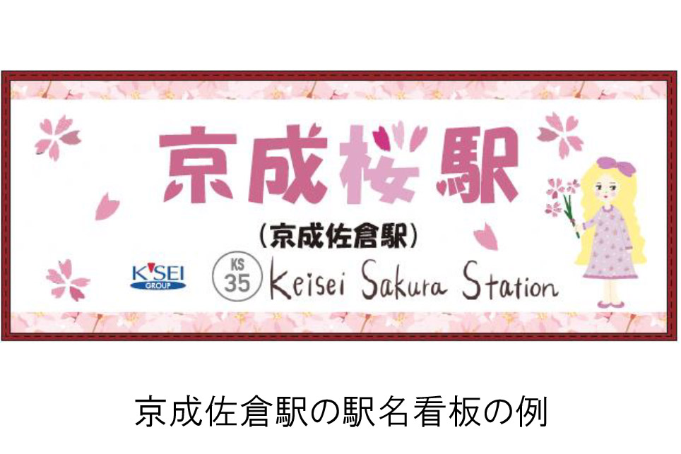 京成佐倉駅が 京成桜駅 に 桜に染まるまち 佐倉 キャンペーン 3月日から トラベル Watch