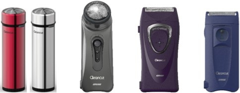 マクセルイズミ、コンパクトシェーバー「Cleancutシリーズ