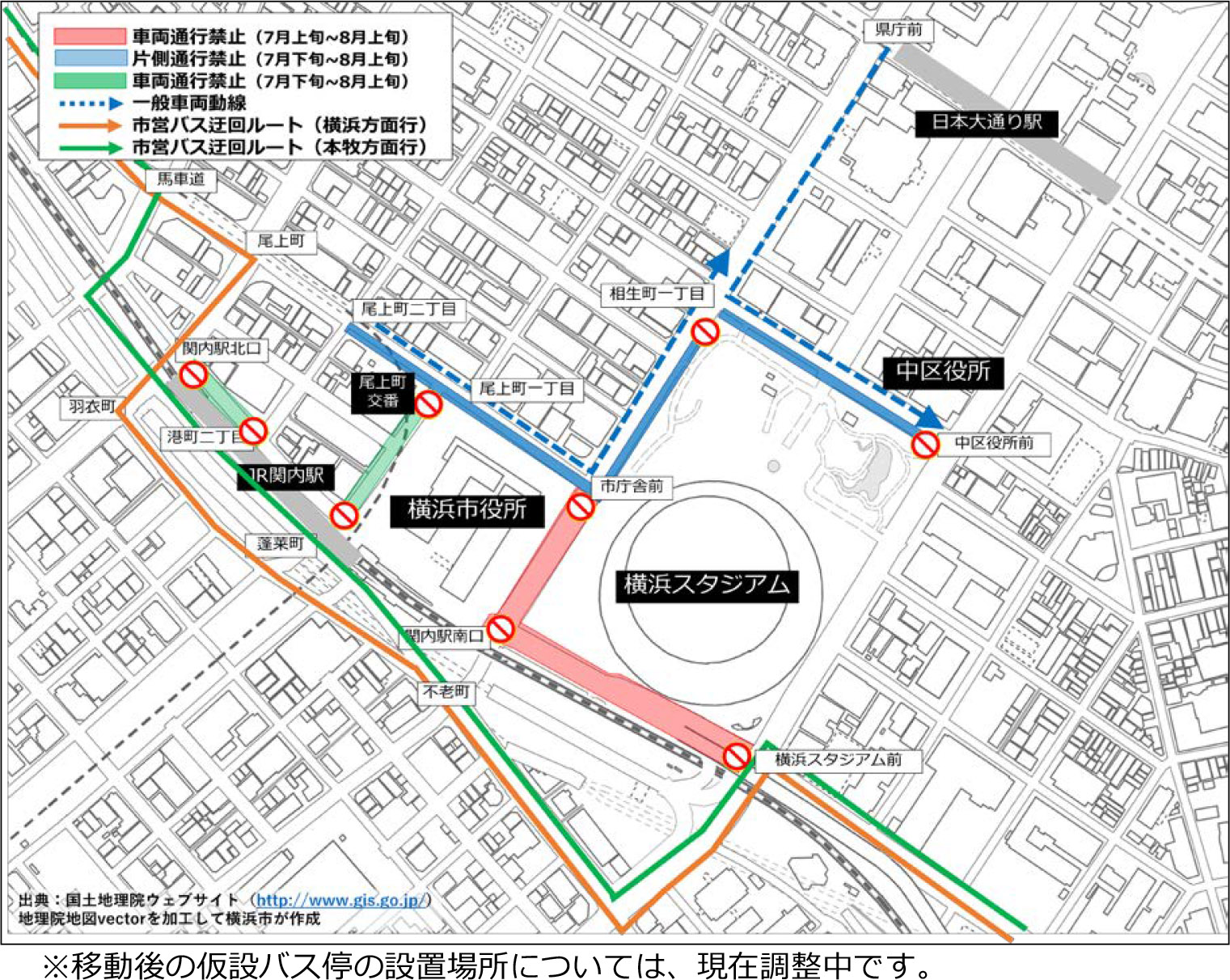 横浜市 東京オリンピック時の交通規制を発表 サッカー 野球 ソフトボールを開催 トラベル Watch