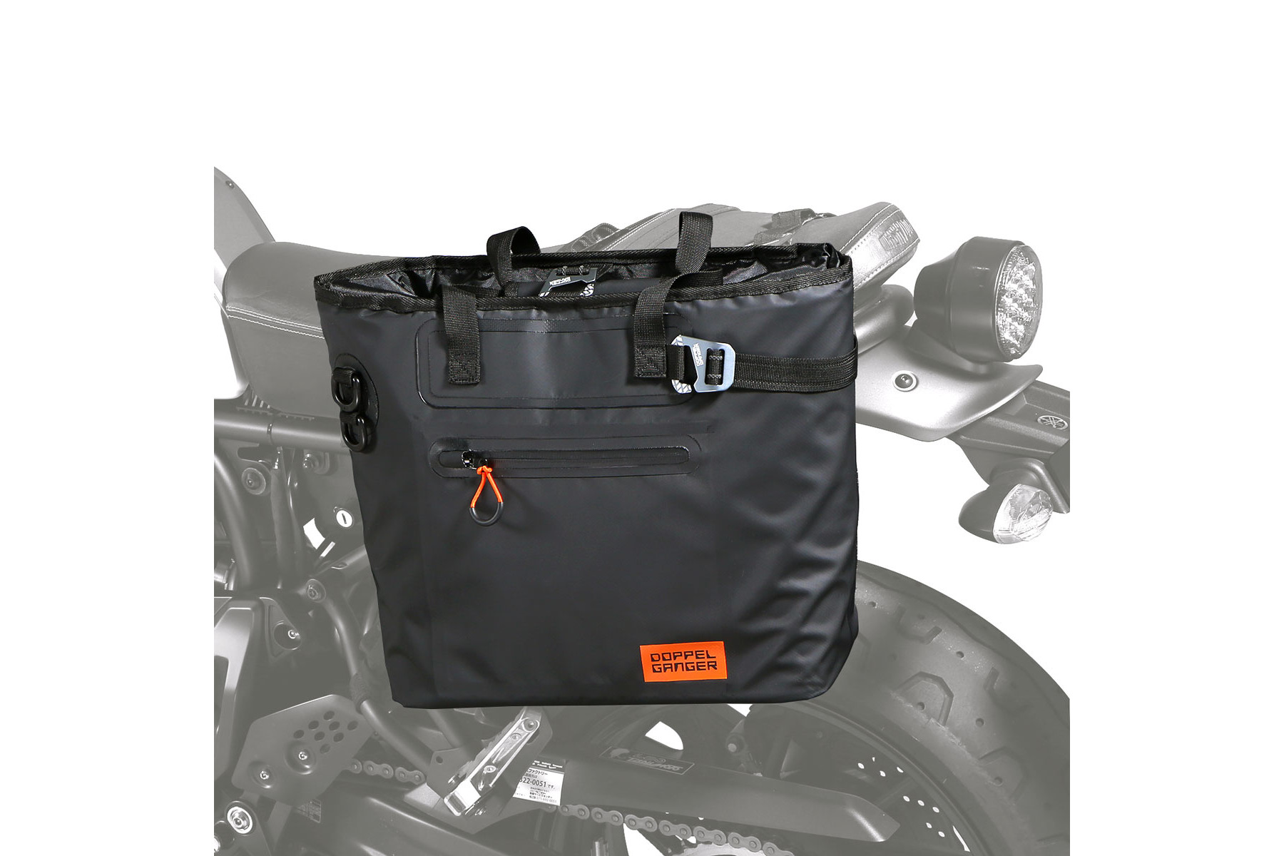DOPPELGANGER、防水バイクバッグ兼トートバッグの「ターポリンシングルサイドトートバッグ」 - トラベル Watch