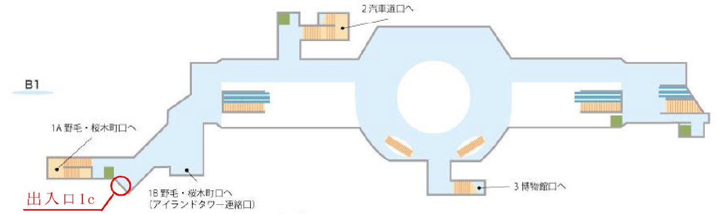 みなとみらい線 馬車道駅 1c 出入口を4月13日供用開始 横浜市役所新庁舎に接続 トラベル Watch